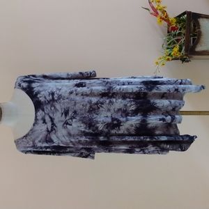 Embrace Los Angeles Tie Dye Asymmetrical Dress.